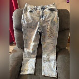 AE Pride Stretch Super High-Waisted Ankle Straight Jean 12 L BNWOT